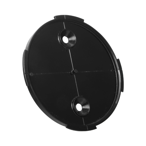 Support pour détecteur de fumée - AJ-FIREPROTECT-B et AJ-FIREPROTECTPLUS-B - Installation facile - Plastique ABS - Couleur noir