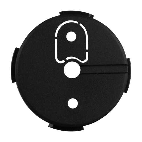 Support pour sirène d'intérieur - AJ-HOMESIREN-B - Installation facile - Plastique ABS - Couleur noir