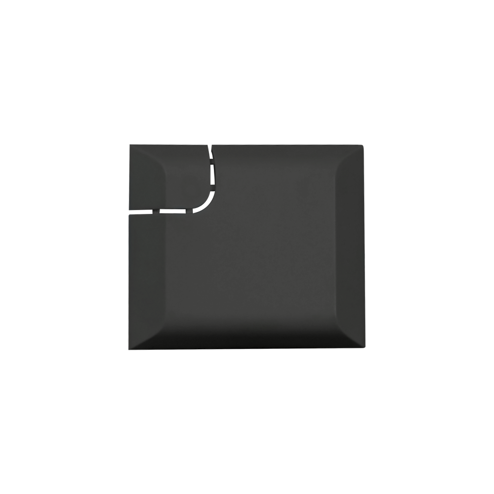 Support pour détecteur de mouvement AJ-MOTIONCAM-B Installation facile Plastique ABS Couleur noir