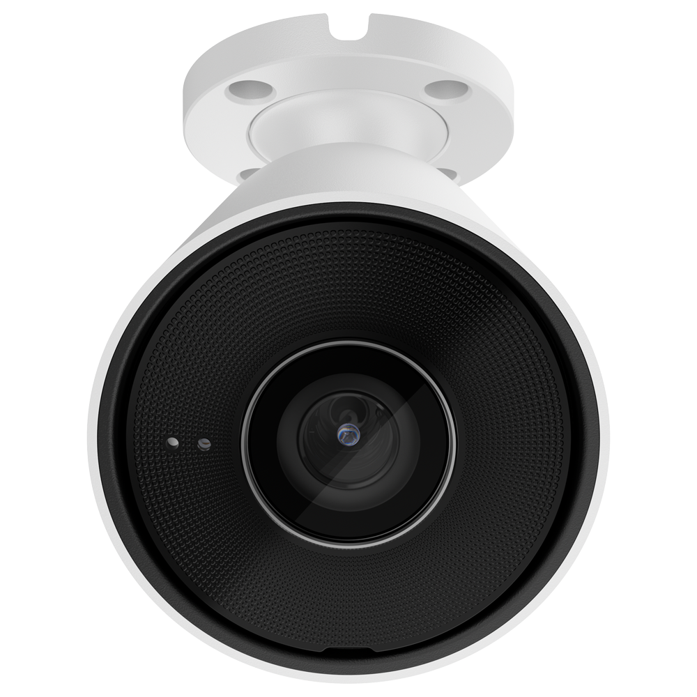 Caméra IP Bullet 8 MégapixelProgressive Scan CMOSObjectif 4 mm, emplacement MicroSD jusqu'à 256GBLED IR Portée 35m, PoE 802.3atCompatibilité avec les Hub et les NVR