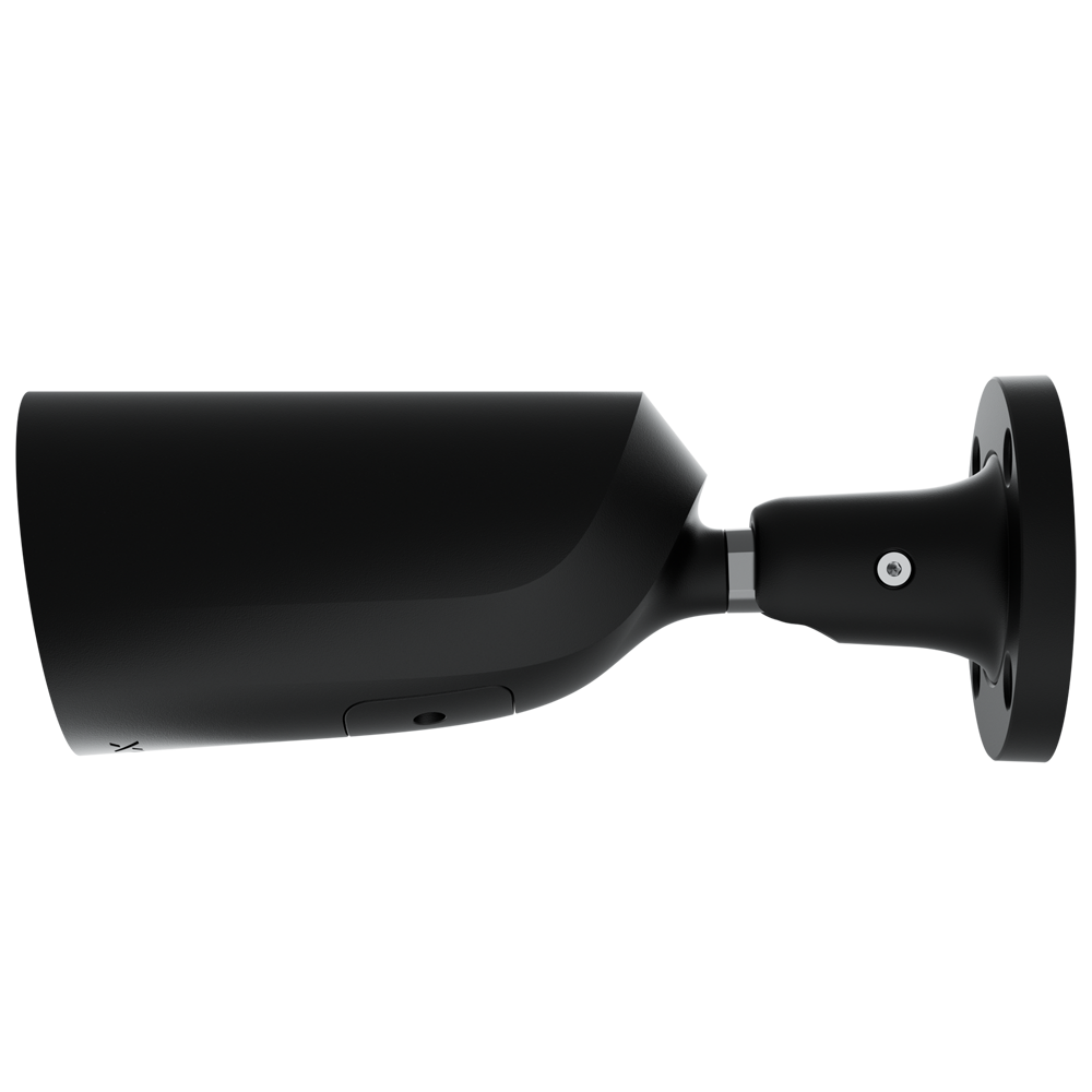 Caméra IP Bullet 8 Mégapixel Couleur NoirProgressive Scan CMOSObjectif 2.8 mm, emplacement MicroSD jusqu'à 256GBLED IR Portée 35m, PoE 802.3atCompatibilité avec les Hub et les NVR