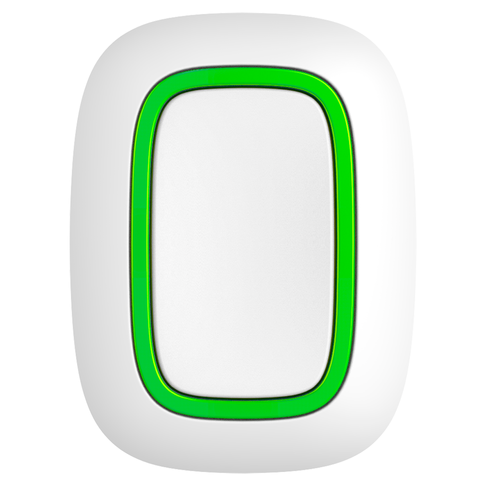 Bouton de panique - Certifié NFA2P et grade 2 - Mise à jour quotidienne de l'état de la batterie - Sans fil 868 MHz Jeweller - Portée espace ouvert 1300 m - Pression sûre: double ou longue - Ajax Superior