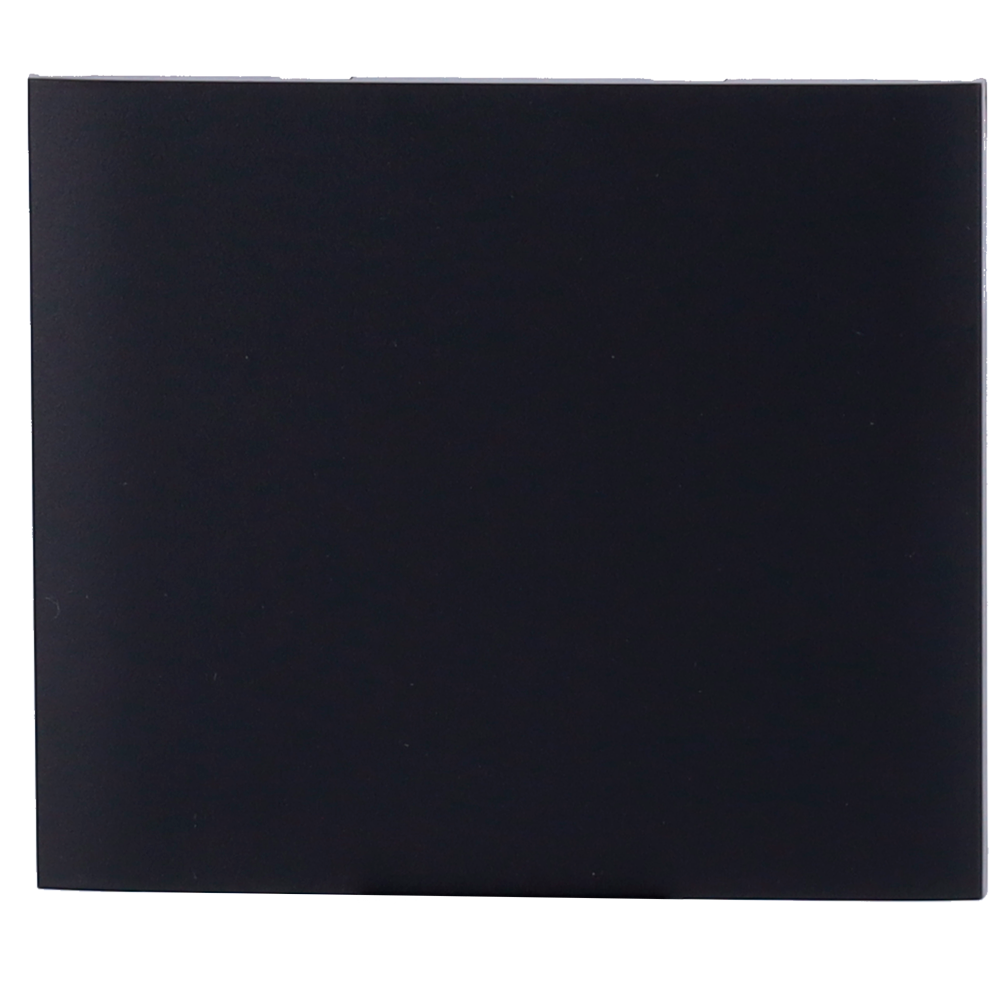 Panneau tactile pour interrupteur vertical - Compatible avec AJ-LIGHTCORE-1G-VERT / -2W-VERT - Rétro-éclairage LED - Panneau tactile central sans contact - Couleur noir - Ajax - LightSwitch Bouton central Vertical