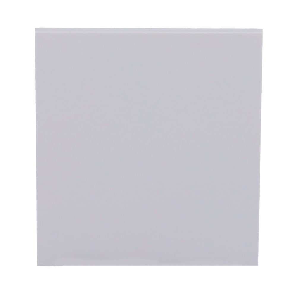 Panneau tactile pour interrupteur d'éclairage simple  - Compatible avec AJ-LIGHTCORE-1G / -2W - Rétro-éclairage LED - Panneau tactile central sans contact - Couleur brouillard - Ajax - LightSwitch CenterButton