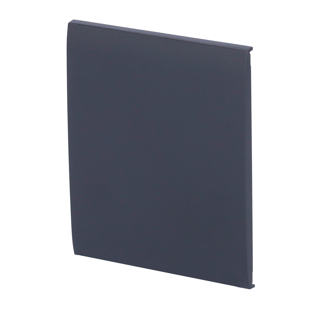 Panneau tactile pour interrupteur d'éclairage simple  - Compatible avec AJ-LIGHTCORE-1G / -2W - Rétro-éclairage LED - Panneau tactile central sans contact - Couleur graphite - Ajax - LightSwitch CenterButton