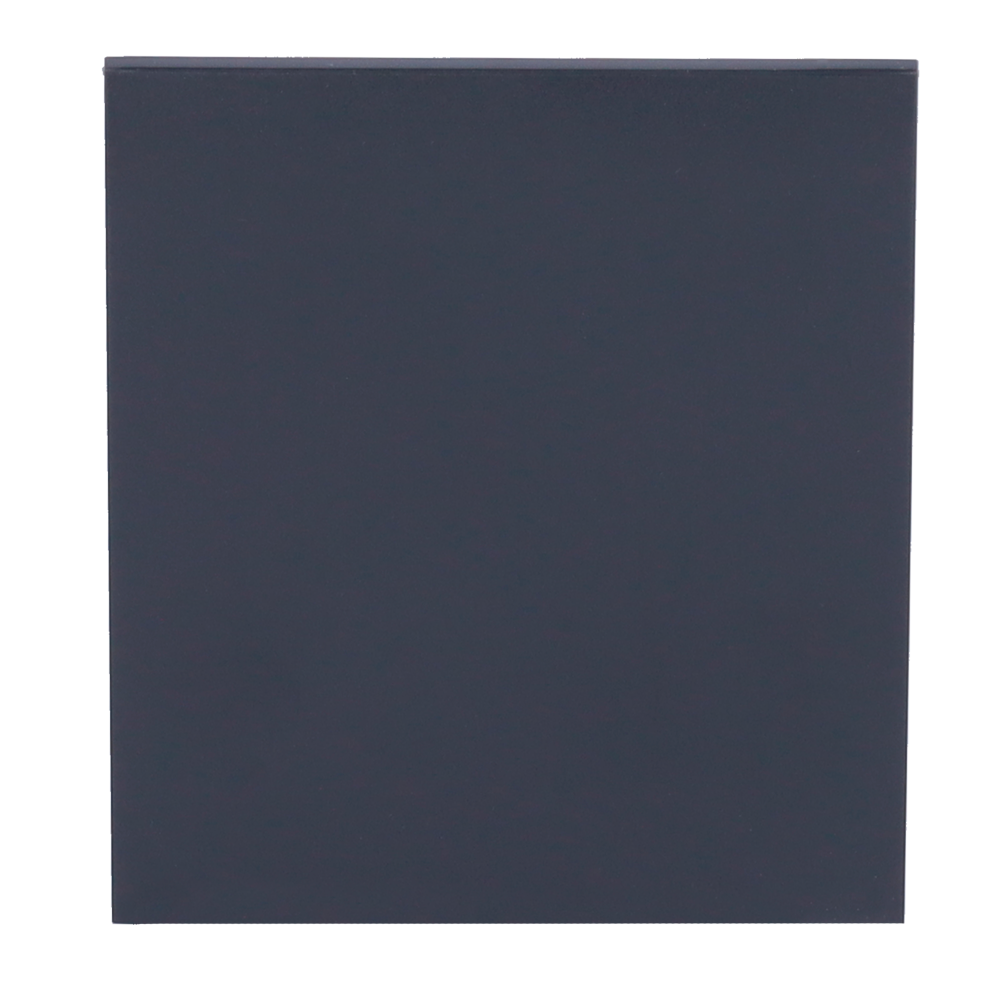 Panneau tactile pour interrupteur d'éclairage simple  - Compatible avec AJ-LIGHTCORE-1G / -2W - Rétro-éclairage LED - Panneau tactile central sans contact - Couleur graphite - Ajax - LightSwitch CenterButton