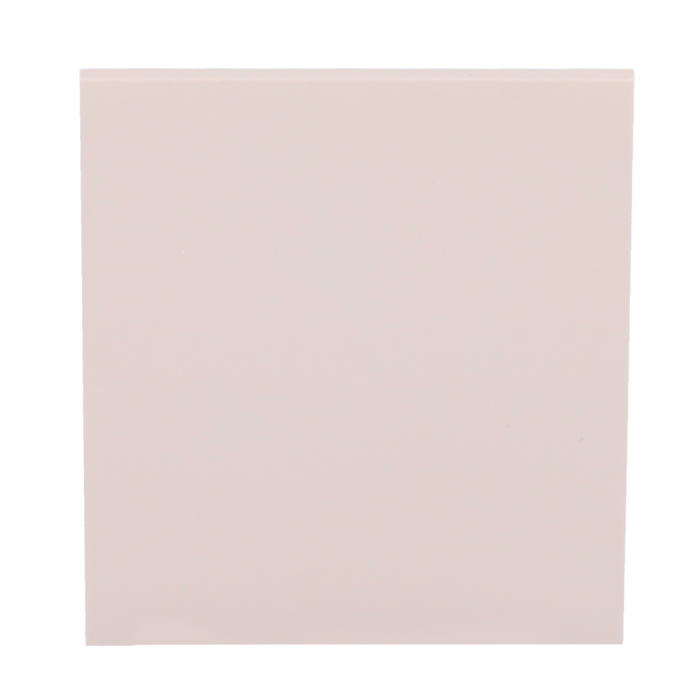 Panneau tactile pour interrupteur d'éclairage simple  - Compatible avec AJ-LIGHTCORE-1G / -2W - Rétro-éclairage LED - Panneau tactile central sans contact - Couleur ivoire - Ajax - LightSwitch CenterButton