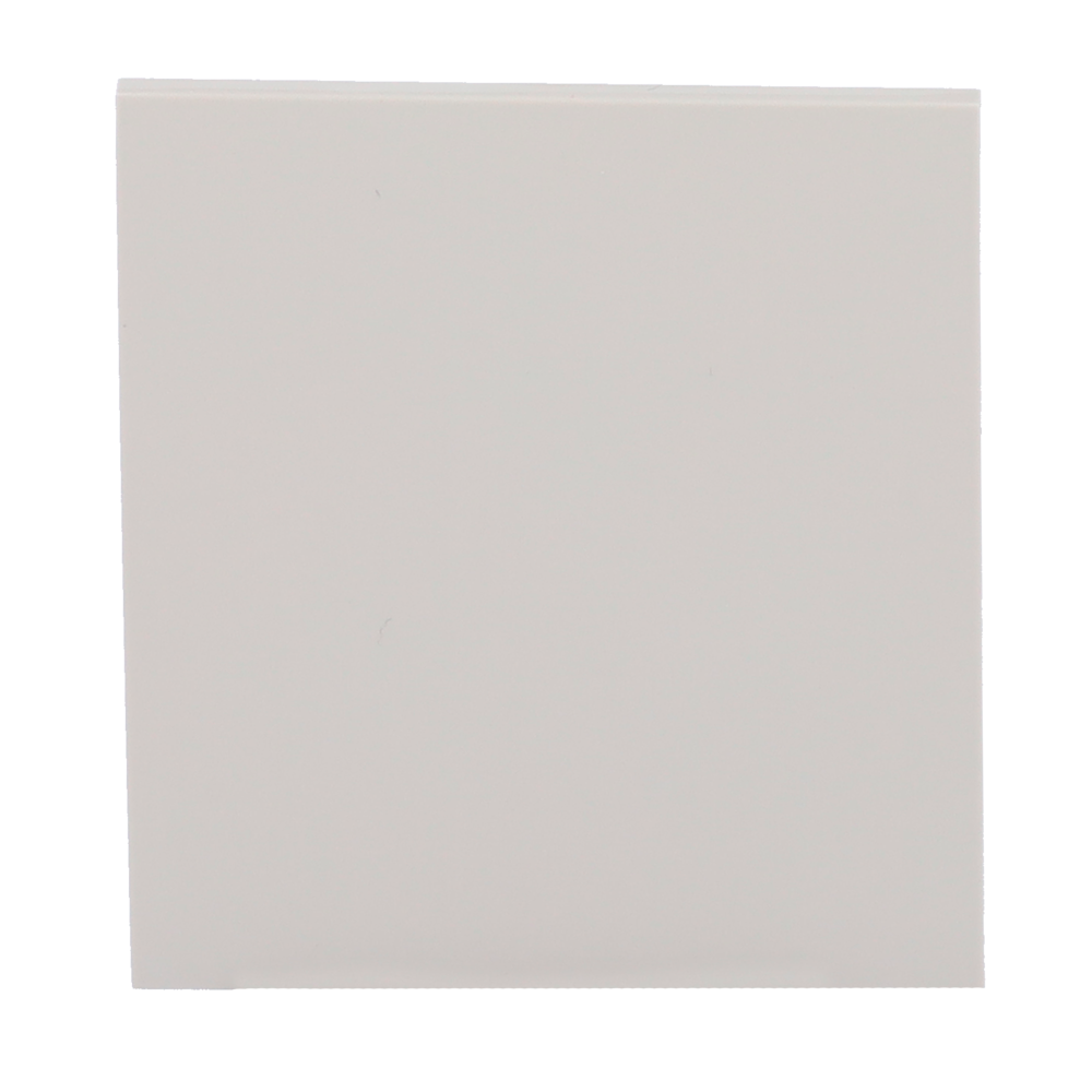 Panneau tactile pour interrupteur d'éclairage simple  - Compatible avec AJ-LIGHTCORE-1G / -2W - Rétro-éclairage LED - Panneau tactile central sans contact - Couleur huître - Ajax - LightSwitch CenterButton