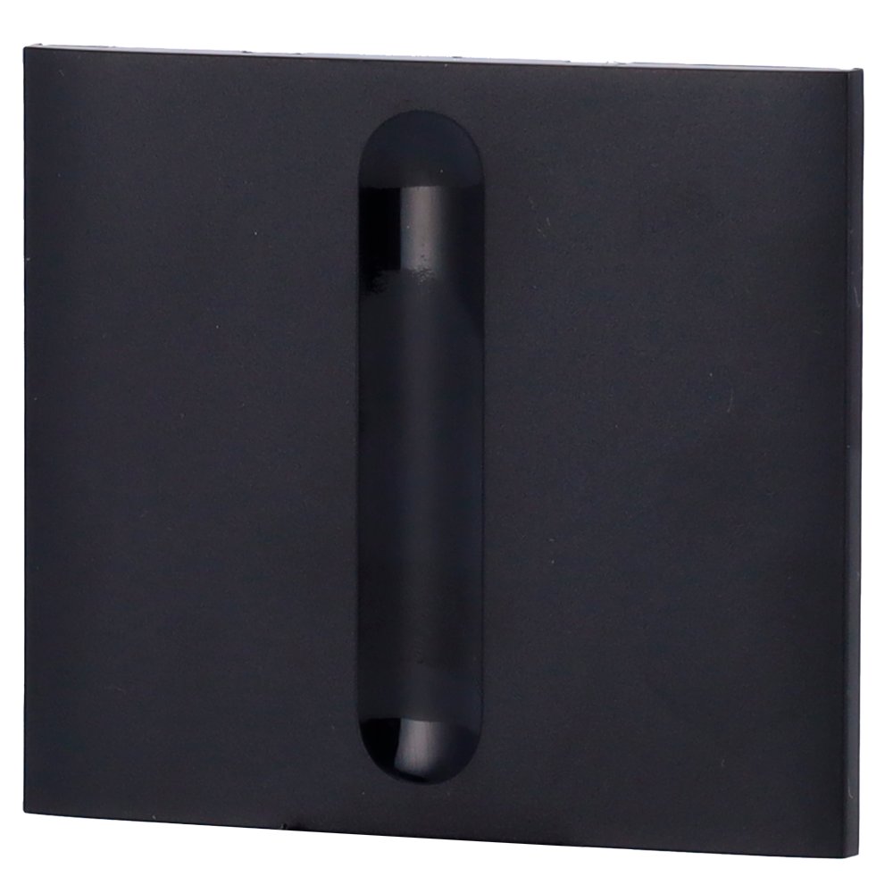 Panel táctil para interruptor de luz regulable - Compatible con AJ-LIGHTCORE-DIMMER-VERT - Retroiluminación LED - Panel táctil central sin contacto - Color negro - Ajax - LightSwitch CenterButton (Dimmer)Vertical