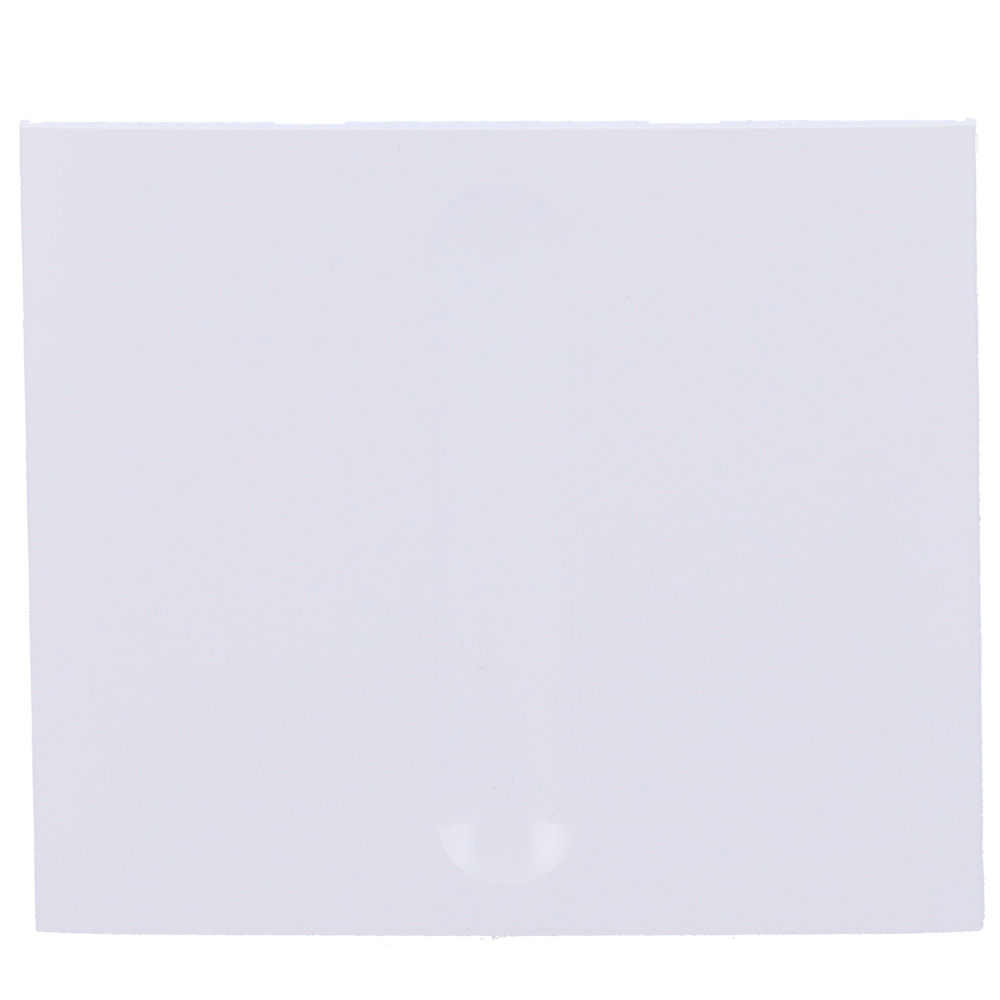 Panel táctil para interruptor de luz regulable - Compatible con AJ-LIGHTCORE-DIMMER-VERT - Retroiluminación LED - Panel táctil central sin contacto - Color blanco - Ajax - CenterButton (Dimmer) Vertical