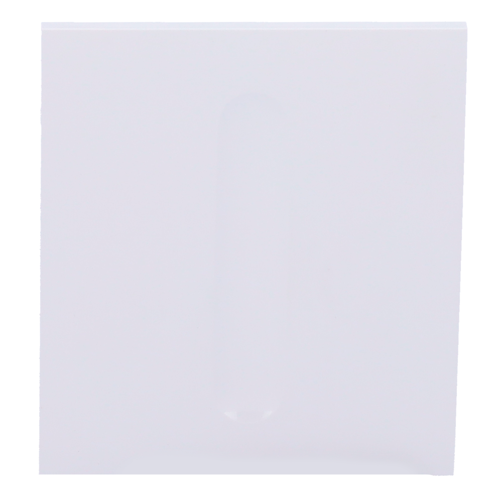 Panel táctil para interruptor de luz regulable - Compatible con AJ-LIGHTCORE-DIMMER - Retroiluminación LED - Panel táctil central sin contacto - Color blanco - Ajax - LightSwitch CenterButton (Dimmer)