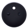 Cache-prise central pour prise intelligente de type E - Compatible avec AJ-OUTLETCORE-SMART-E - Indicateur LED de l'état de la prise et de la consommation d'énergie - Bouton tactile pour la commande manuelle - Rétro alimentation LED - Couleur noir