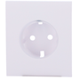 Cache-prise central pour prise de base de type F - Compatible avec AJ-OUTLETCORE-BASIC - Protection contre la poussière, les éclaboussures et les objets - Pas de contrôle de la consommation - Pas de télécommande  - Couleur blanche