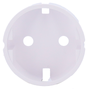 Cache-prise central pour prise de base de type F - Compatible avec AJ-OUTLETCORE-BASIC - Protection contre la poussière, les éclaboussures et les objets - Pas de contrôle de la consommation - Pas de télécommande  - Couleur blanche