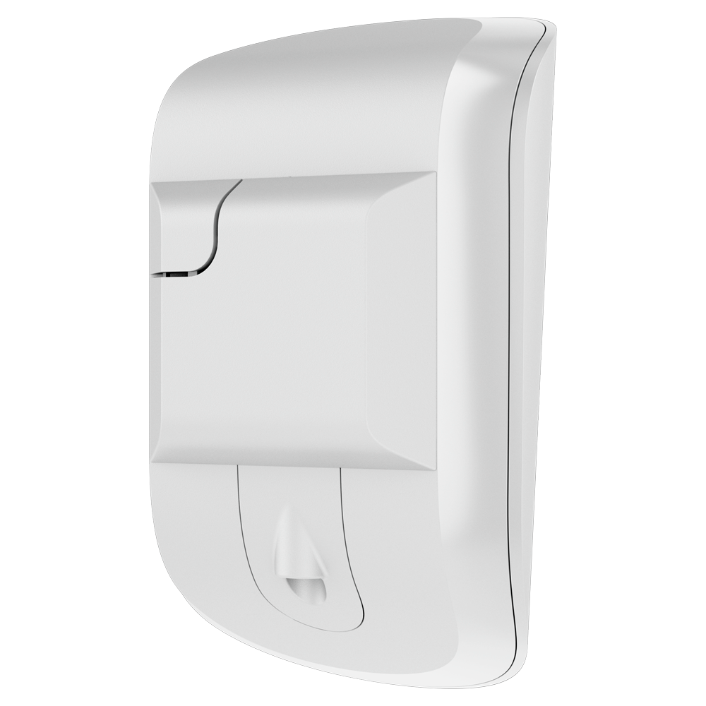 Détecteur PIR et bris de vitre - Ajax Superior - Support avec vis de fixation/ Pile Panasonic - Certifié Grade 2 - Sans fil 868 MHz Jeweller - Zone de détection PIR 12 m - Zone de détection de bris de vitre 9 m