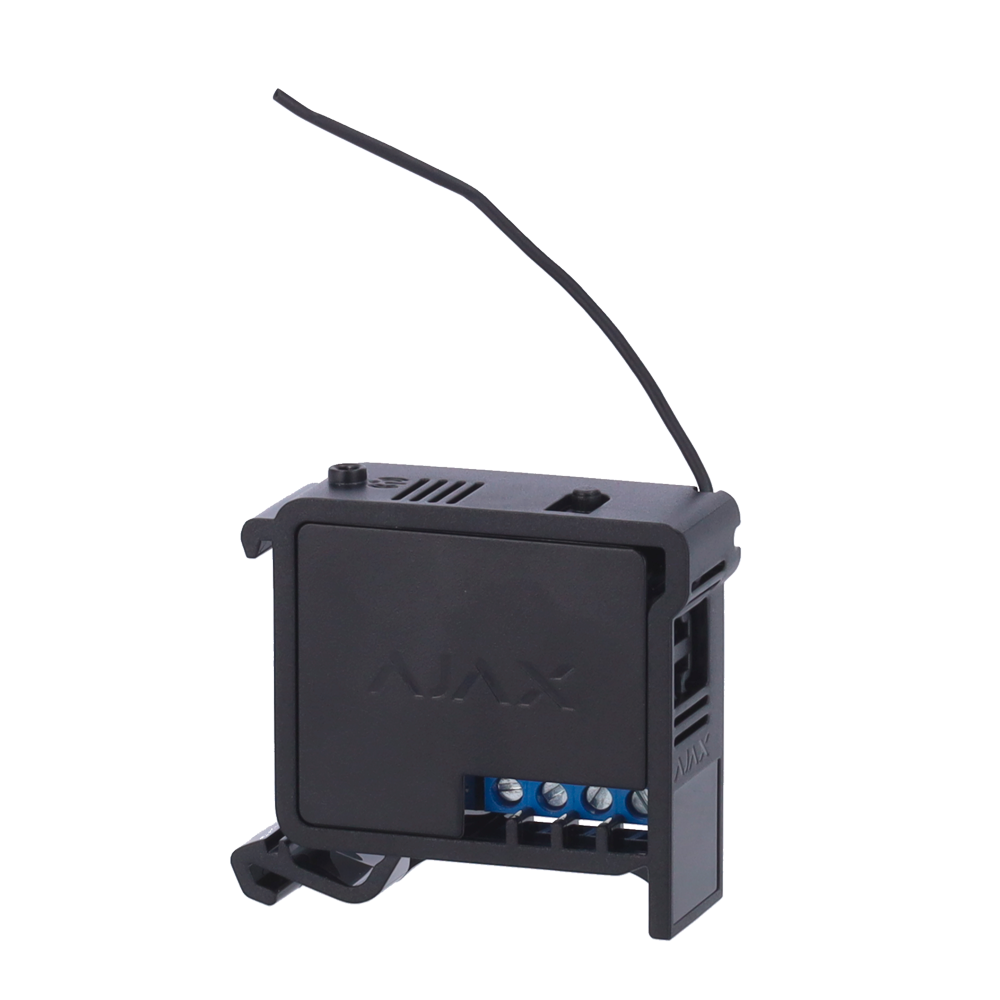 support rails DIN Compatible avec AJA-RELAY et AJA-WALLSWITCH couleur noire