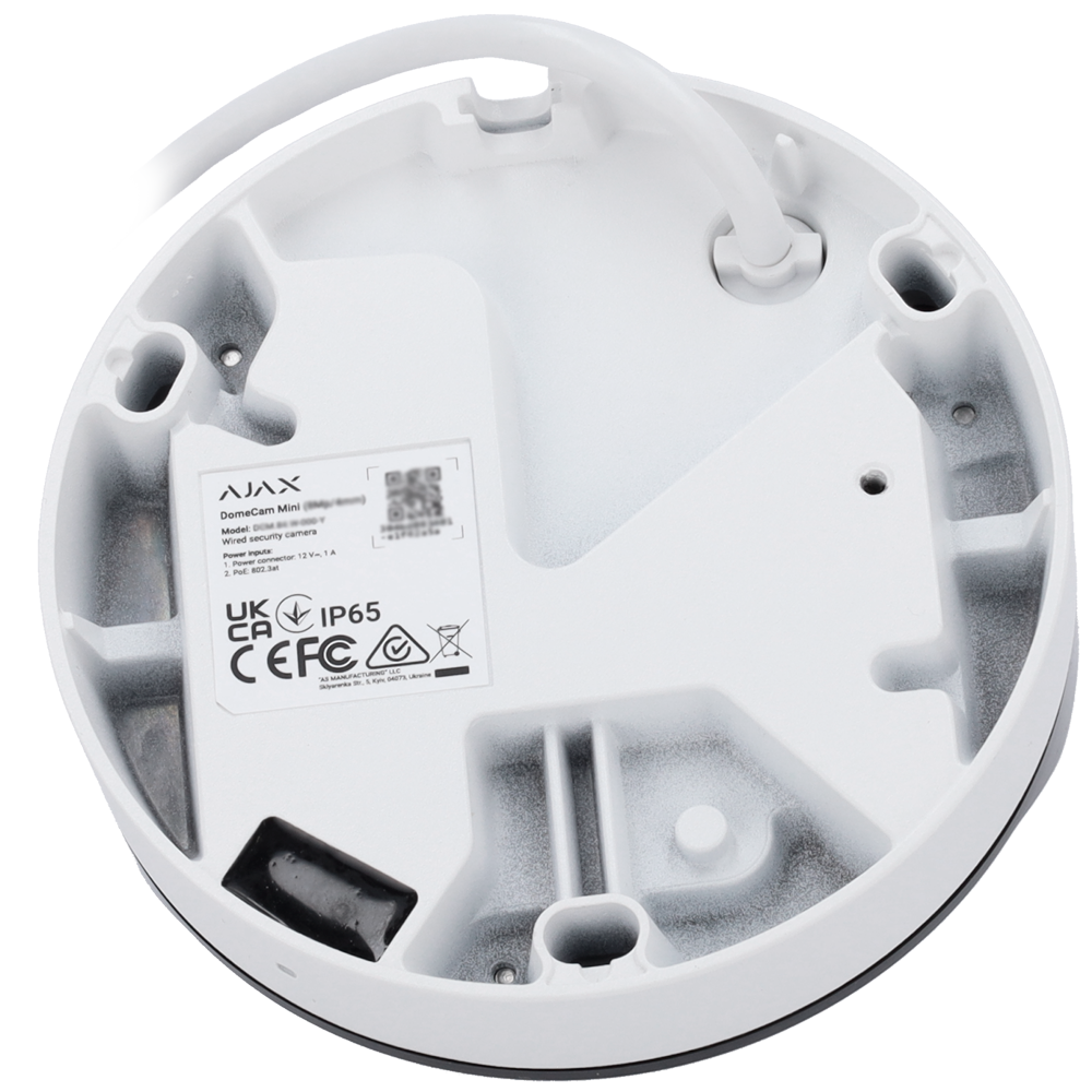 Caméra IP 5 MegapixelProgressive Scan CMOSObjectif 2.8 mm, emplacement MicroSD jusqu'à 256GBLED IR Portée 35m, PoE 802.3atCompatibilité avec les Hub et les NVR