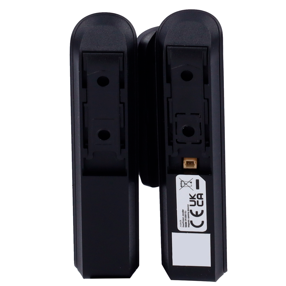 Ajax - Contact de porte/fenêtre magnétique - Certificat de grade 2 - Bidirectionnel - Sans fil 868 MHz Jeweller - Antenne interne espace libre 1200 m - Indicateur de détection d'ouverture/fermeture - Accepte entrée de capteur filaire 