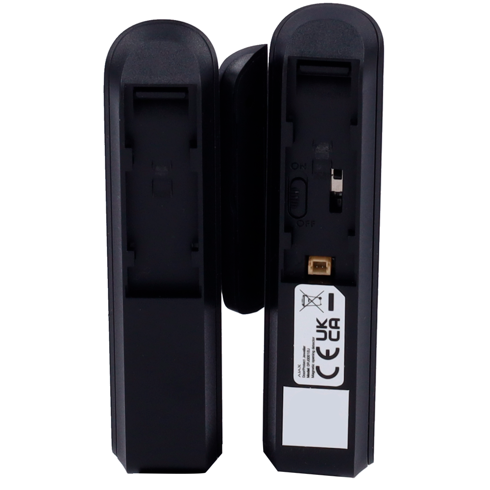 Ajax - Contact de porte/fenêtre magnétique - Certificat de grade 2 - Bidirectionnel - Sans fil 868 MHz Jeweller - Antenne interne espace libre 1200 m - Indicateur de détection d'ouverture/fermeture - Accepte entrée de capteur filaire 