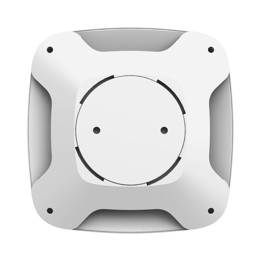Ajax - Détecteur de fumée et capteur de température - Bidirectionnel - Sans fil 868 MHz Jeweller - Antenne interne espace libre 2000 m - Alarme 85 dB - Indicateur de détection de fumée et d'excès de température - Tamper anti-ouverture