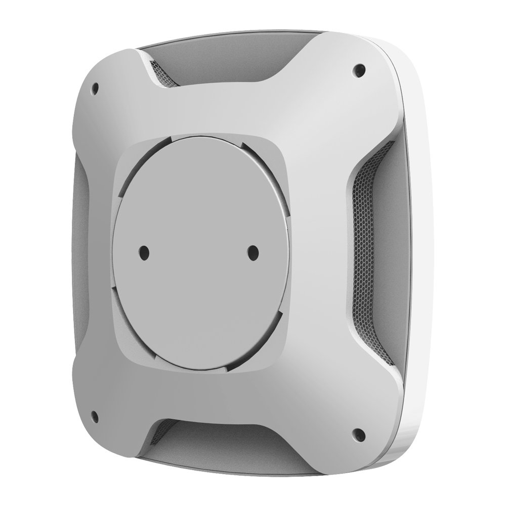 Ajax - Détecteur de fumée, capteur de température et de monoxyde de carbone - Bidirectionnel - Sans fil 868 MHz Jeweller - Antenne interne espace libre 2000 m - Alarme 85 dB - Indicateur de détection de fumée,