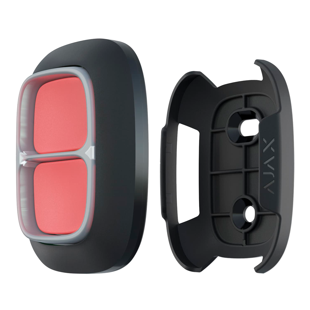 Support pour bouton d'urgence Compatible avec AJ-BUTTON-W et AJ-DOUBLEBUTTON-W Installation facile Couleur blanche