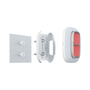 Support pour bouton d'urgence Compatible avec AJ-BUTTON-W et AJ-DOUBLEBUTTON-W Installation facile Couleur blanche