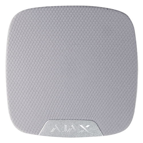 Boîtier pour sirène intérieure AJ-HOMESIREN-W Installation facile Comprend le SmartBracket Plastique ABS Couleur blanche