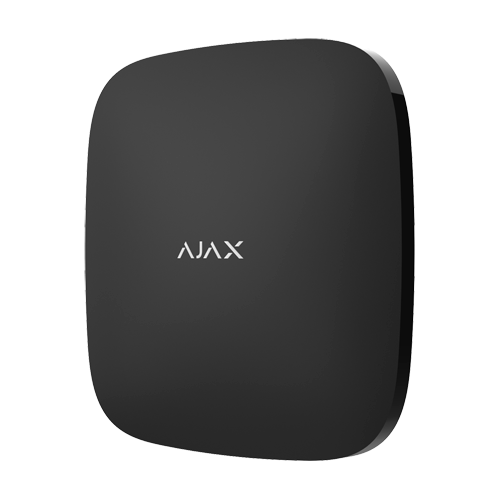 Ajax - Centrale sans fil double voie GPRS/LAN - Bidirectionnel - Certificat de grade 2 - Protocole Jeweller 848MHz - Antenne interne espace libre 2000 m - Supervision depuis 12 s - Tamper anti-ouverture - Anti-inhibition - Batterie de secours