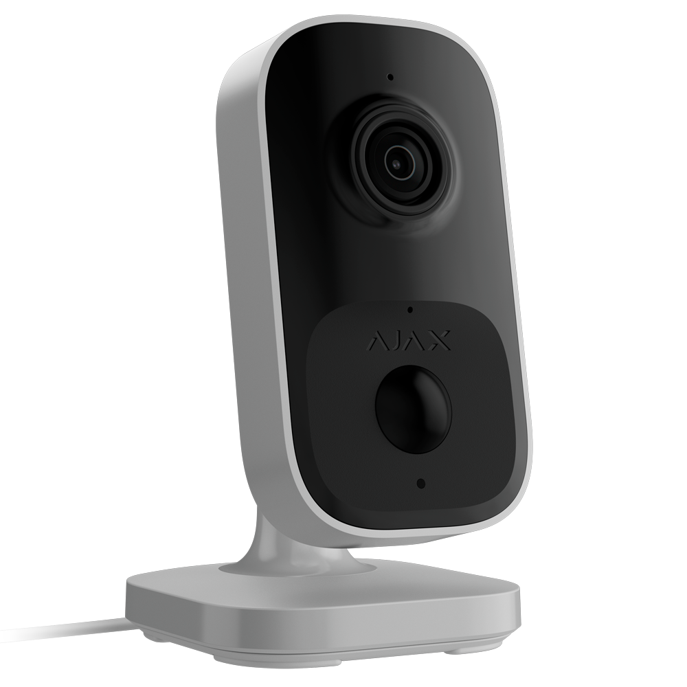 Cámara Cube IP 4 Mp - Detección de objetos por IA - IR 8 m / Detección PIR hasta 4 m - Audio bidireccional con cancelación de ruido - Wi-Fi 2.4 GHz con respaldo Jeweller/Wings - Color blanco