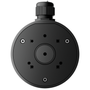 Boite de connexions - Pour les caméras Bullet, Dôme et Turret de Ajax - Convient pour une utilisation en extérieur - Installation dans un plafond ou un mur - Y compris le presse-étoupe - Couleur noir