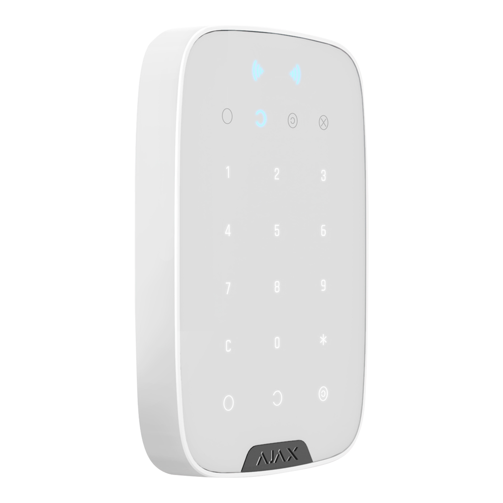 Clavier tactile sans fil AJAX KeyPad Plus avec lecteur de badge