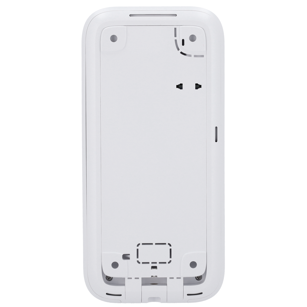 Clavier avec écran tactile IPS et lecteur RFID Armement/désarmement total ou groupé Contrôle des scénarios d'automatisation Authentification : codes, lecteur RFID ou Bluetooth Alimentation 6 piles AA 1,5 V ou 12VDC Certificat de grade 2