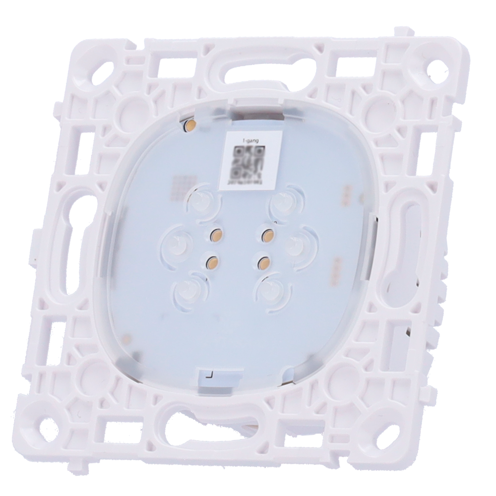 Relais vertical à interrupteur intelligent unique - Sans fil 868 MHz Jeweller - Portée de communication jusqu'à 1100 m - Alimentation électrique 230 V CA 50 Hz - Pas besoin de câble neutre - Ajax - LightSwitch LightCore Vertical (1 Gang)