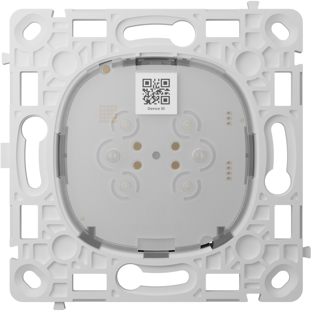 Relais vertical à interrupteur intelligent unique - Sans fil 868 MHz Jeweller - Portée de communication jusqu'à 1100 m - Alimentation électrique 230 V CA 50 Hz - Pas besoin de câble neutre - Ajax - LightSwitch LightCore Vertical (1 Gang)