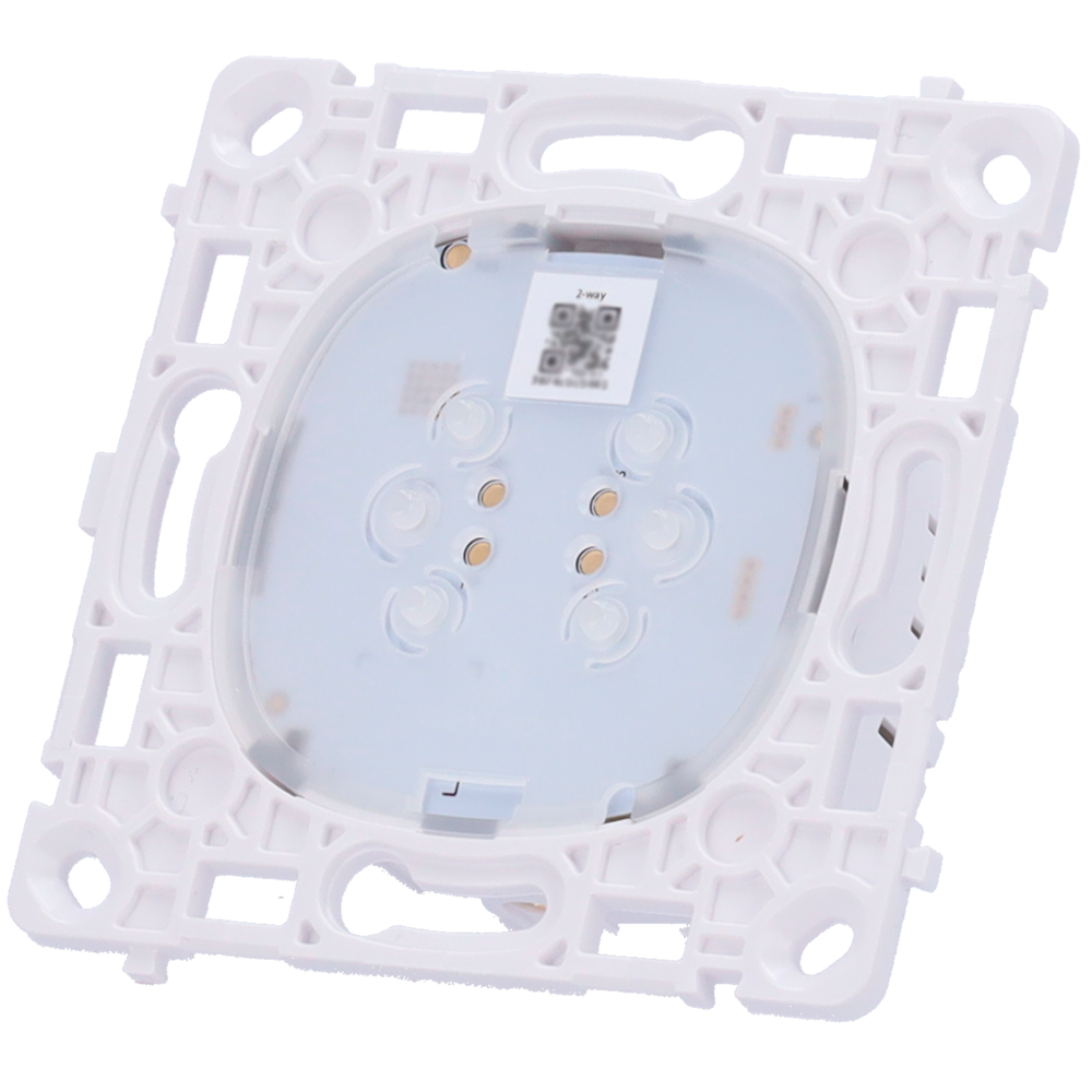 Relais pour interrupteur commutable vertical - Sans fil 868 MHz Jeweller - Portée de communication jusqu'à 1100 m - Alimentation électrique 230 V CA 50 Hz - Pas besoin de câble neutre - Ajax - LightSwitch LightCore Vertical (2 Way)