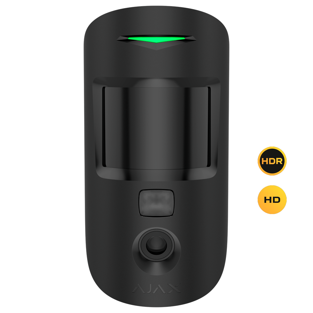 Détecteur avec photos sur demande - Degré 2 - Ajax Superior / Support avec vis de fixation - Résolution HD maximale  - Technologie HDR - Sans fil 868 MHz Jeweller - Rang de détection 12 m