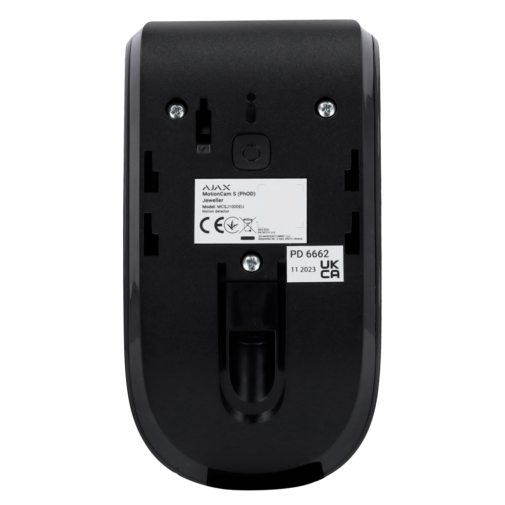Détecteur PhOD - Degré 2  - Photo à la demande (PhOD) - Ajax Superior / Support avec vis de fixation - Envoi d'images jusqu'à VGA (640x480) - Sans fil 868 MHz Jeweller - Plage de détection 12m