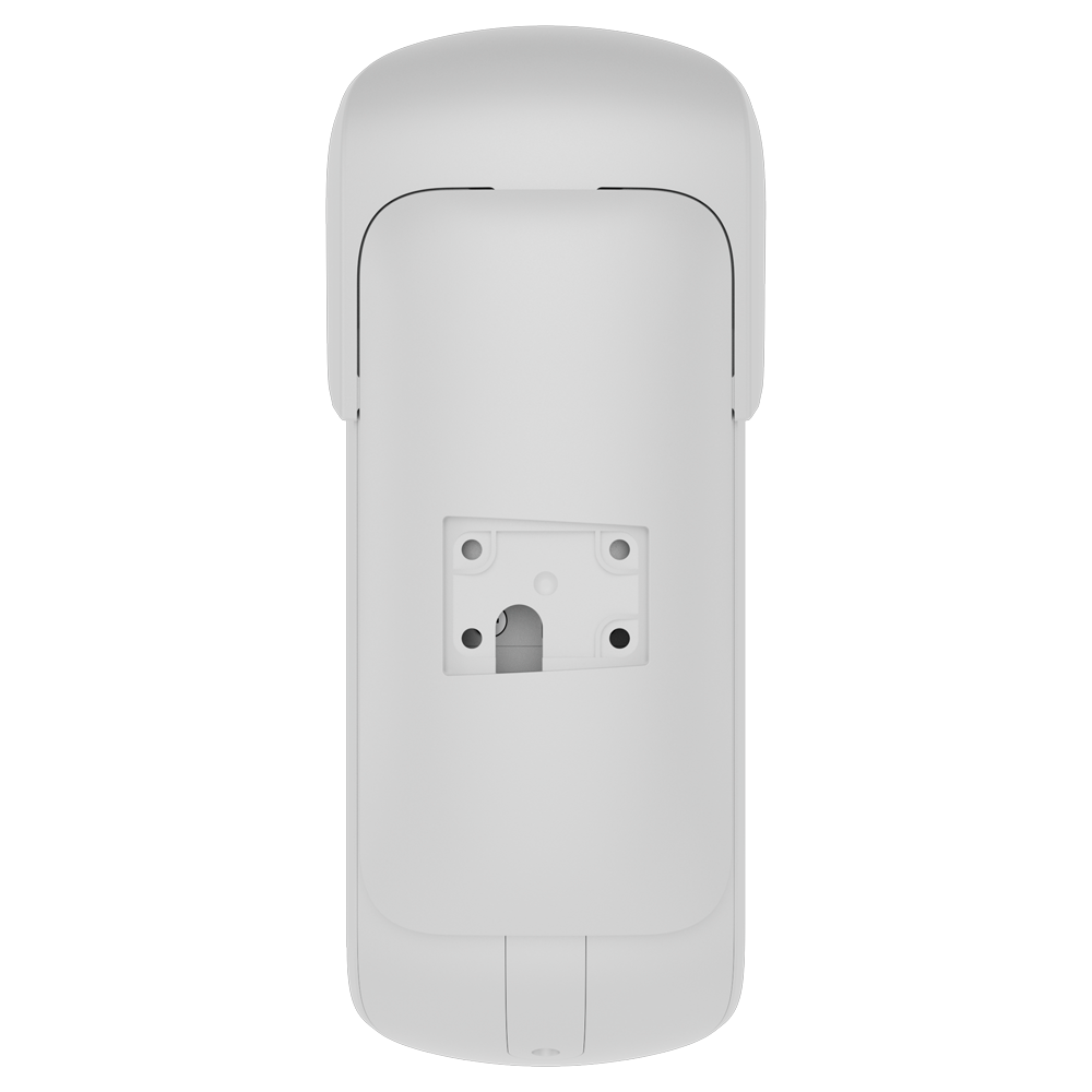 Ajax Détecteur de mouvement extérieur avec photo à la demande Double technologie: PIR et micro-ondes en bande K Gestionnaire de confidentialité / Capteur anti-masquage Jusqu'à 5 images par détection Hauteur de l'installation 2~4 m Support pivotant inclus