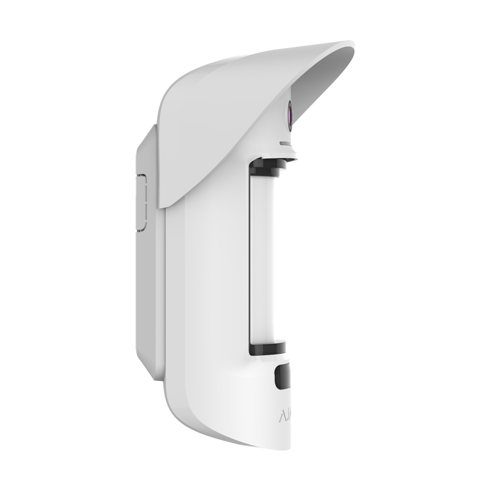 Ajax Détecteur de mouvement extérieur  Ajax avec caméra Sans fil 868 MHz Jeweller Double PIR / Détection de 3 à 15 m Antimasking / Immunisé contre les  animaux de compagnie Utilisation extérieure IP55