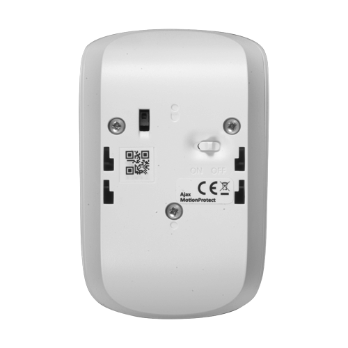 Ajax - Détecteur volumétrique PIR immunisé contre les animaux - Certificat de grade 2 - Bidirectionnel - Sans fil 868 MHz Jeweller - Antenne interne espace libre 2000 m - Indicateur de détection de mouvement - Detection: Rang 12 m