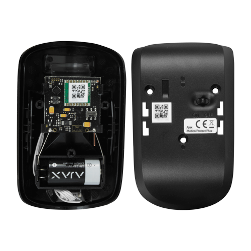 Ajax - Détecteur volumétrique PIR double technologie immunisé contre les animaux - Certificat de grade 2 - Bidirectionnel - Sans fil 868 MHz Jeweller - Double technologie: 1 infrarouges, 1 micro-ondes - Antenne interne espace libre 1200 m