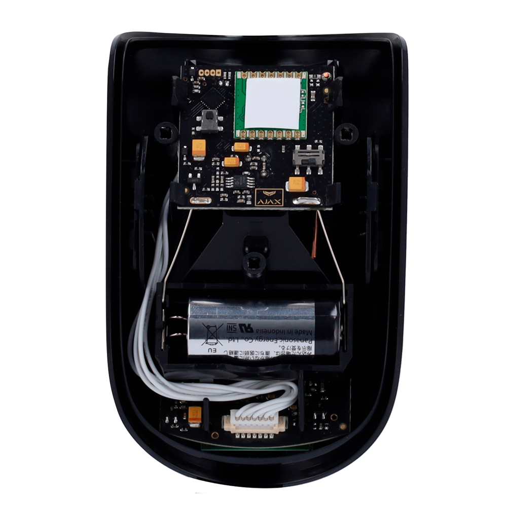 Détecteur PIR -  Degré 2 - Double technologie: PIR et micro-ondes (bande K) - Ajax Superior / Support avec vis de fixation - Sans fil 868 MHz Jeweller - Immune aux animaux de compagnie -  Rang de détection 12 m