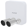 Kit de vidéosurveillance Ajax - Enregistreur Ajax de 8 canaux   - 2 caméras Bullet de 5 Mpx Ajax - LED IR Portée 50m, PoE 802.3at - Avec l'intelligence artificielle - Compatible avec ONVIF/RTSP