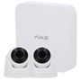 Kit de vidéosurveillance Ajax - Enregistreur Ajax de 8 canaux   - 2 caméras Turret de 5 Mpx Ajax - LED IR Portée 50m, PoE 802.3at - Avec l'intelligence artificielle - Compatible avec ONVIF/RTSP