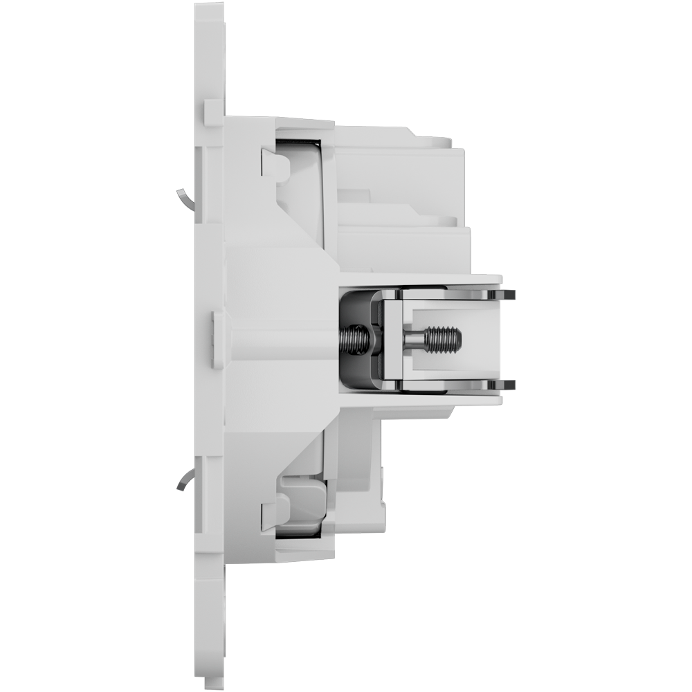 Enchufe básico vertical tipo F - Alimentación 250 V AC 50/60 Hz - Hasta 3.6 kW (carga resistiva a 250 V) - Protección contra polvo y salpicaduras - Anti inserción de objetos - Sin control remoto