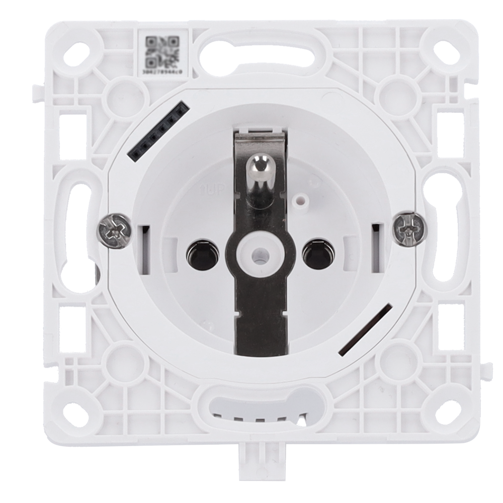 Relais pour prise intelligente de type E - Sans fil 868 MHz Jeweller - Portée de communication jusqu'à 1100 m - Alimentation électrique 230 V CA 50 Hz - Contrôle par téléphone mobile ou manuel - Contrôle de la consommation d'électricité