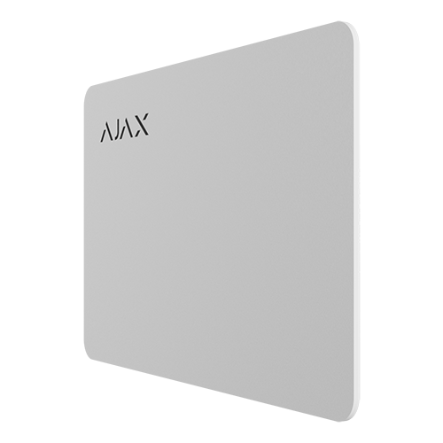 badge blanc  DESFire® 13,56 MHz format carte pour clavier AJAX KeypadPlus