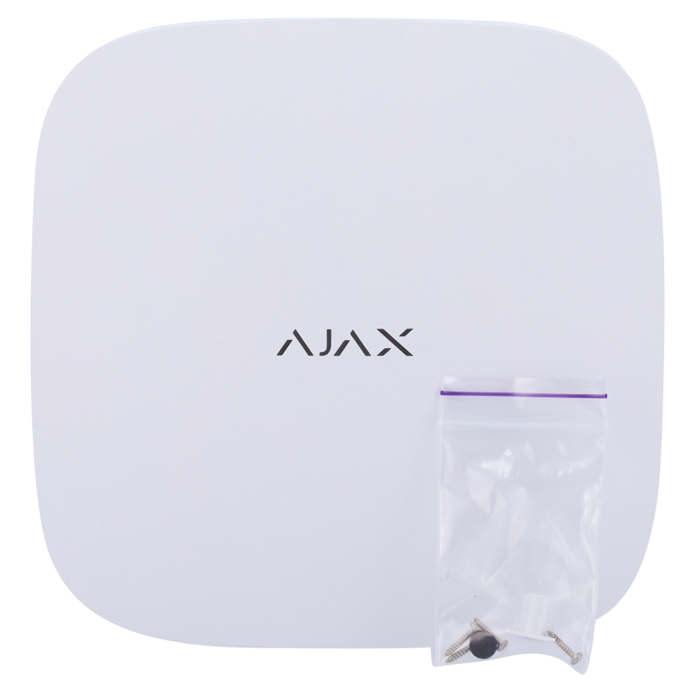 Boîtier de centrale - Hubs compatibles: AJ-HUB-W, AJ-HUBPLUS-W - Répéteurs compatibles: AJ-REX-W et AJ-REX2-W - Installation facile - Plastique ABS - Couleur blanche