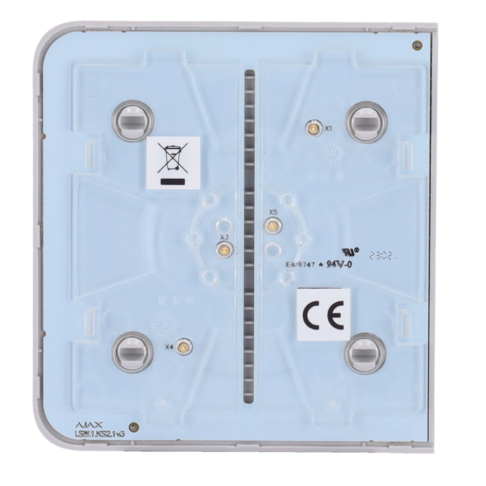 Touche tactile pour interrupteur d'éclairage AJA-LIGHTCORE-1G et AJA-LIGHTCORE-2W Rétro-éclairage LED Panneau tactile latéral sans contact Couleur brouillard